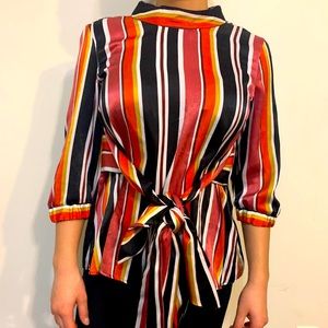 Colorful stripe top